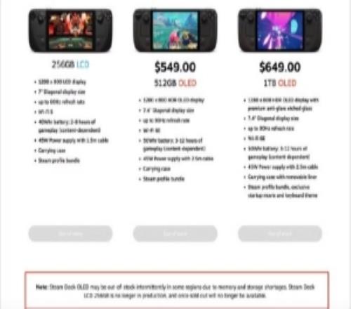 外媒：Valve、索尼、任天堂等都因内存短缺面临“硬件危机”