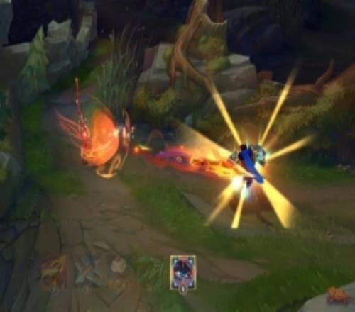 龙马烈焰凯特琳皮肤展示：盛大烟花绽放于夜空