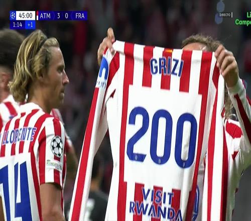 格列兹曼攻入个人西甲第200球，为历史第11人&外籍第6人