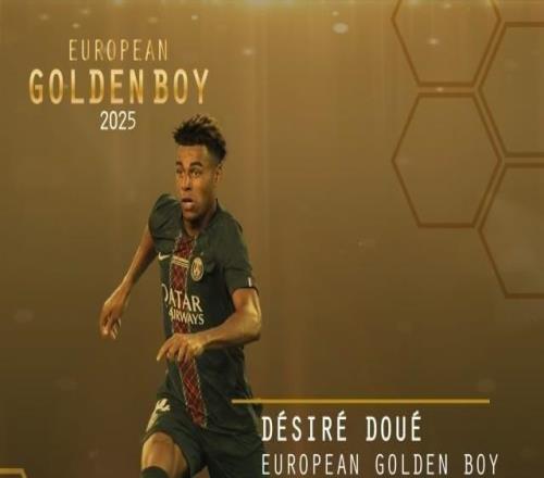 16球16助5冠，官方：杜埃荣膺金童奖