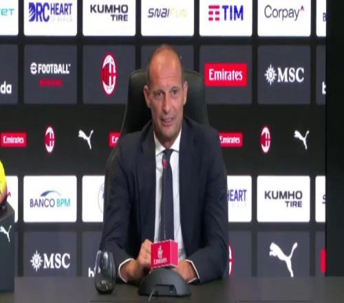 阿莱格里谈米兰中锋位置称无需担忧失去50球需要攻入150球方能争前四_意甲直播