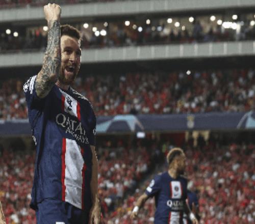 欧冠梅西破门内马尔中框铁卫乌龙巴黎11本菲卡