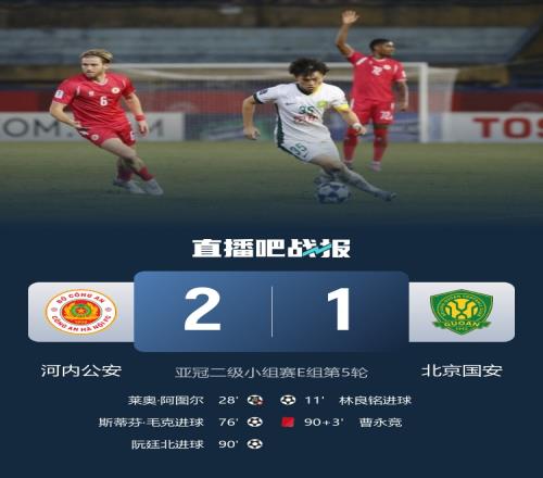 河内队教练表示国安开局给了团队很大的压力，球员们勇敢拼搏最终实现了逆转胜利_中超直播免费直播视频直播