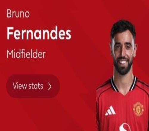 两次助攻，B费当选水晶宫vs曼联全场最佳球员