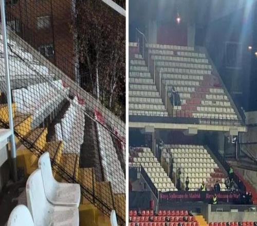 马卡报：巴列卡诺本赛季首次在主场设置客队看台，拥有隔离网