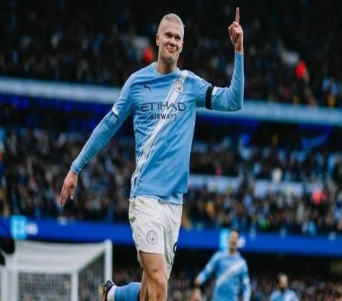 哈兰德6次英超战西汉姆联打进9球，仅次于对狼队