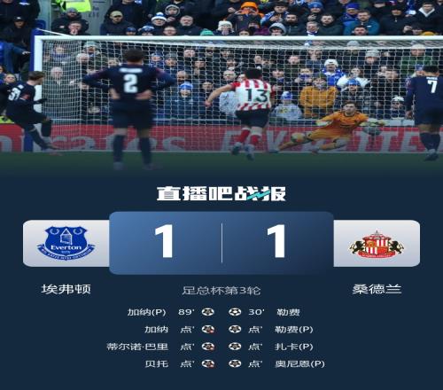 点球失准的悲剧埃弗顿90分钟上演惊天反转却在大战中无缘晋级_足总杯直播