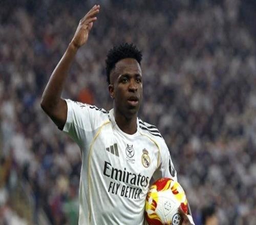 对阵巴萨踢出职业生涯最漂亮的进球，维尼修斯打破19场比赛进球荒