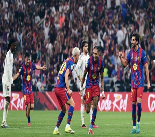 足坛疯狂夜，巴萨击败皇马夺冠，国米遭那不勒斯逼平