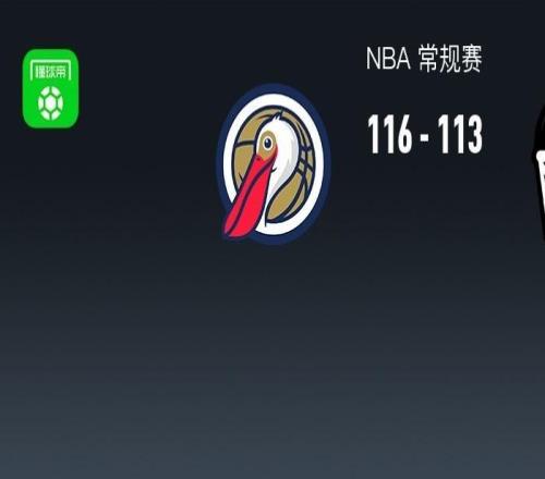 NBA战报：鹈鹕116113险胜篮网，特雷墨菲34+9+5