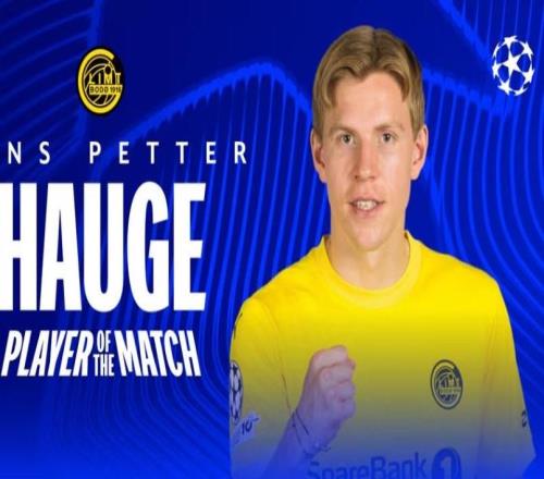 轰出世界波，海于格当选博德闪耀vs曼城一役全场最佳球员