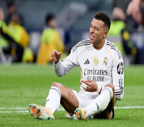 皇马面临困境姆巴佩因膝盖外侧韧带受伤预计缺战三周_西甲直播