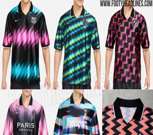 切尔西下赛季球衣设计：主场蓝黄配色，额外推出2套复古球衣