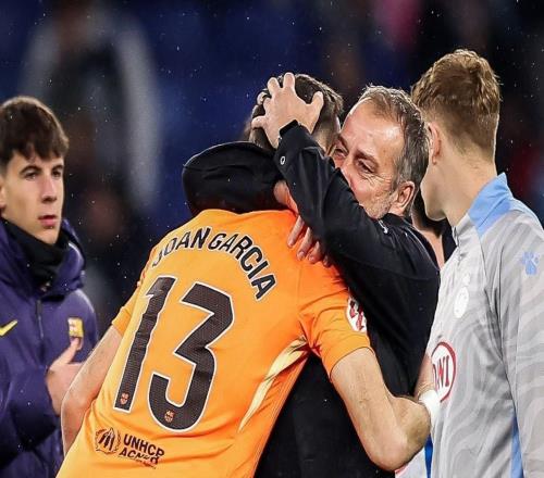 6次扑救！巴萨门将零封老东家，，弗里克盛赞：世界顶级！