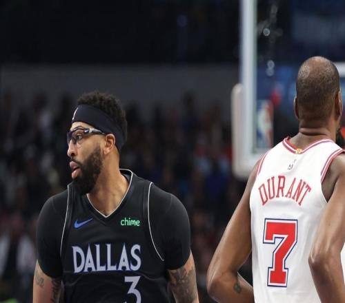 申京伤退杜兰特34分难救主，浓眉26+12+3+5封盖，独行侠力克火箭