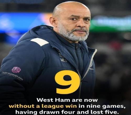 面对老东家决定生死！努诺本赛季即将二度下课9轮不胜无路可退