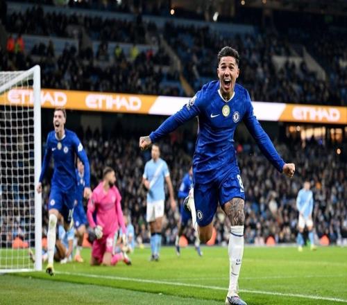 本赛季恩佐费尔南德斯在运动战进5球，英超中场最多