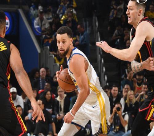 库里31+5勇士不敌老鹰结束连胜，巴特勒30+7+6约翰逊23+11