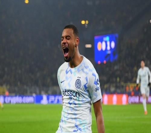 替补建功，国米中场安迪迪乌夫打进生涯欧冠处子球